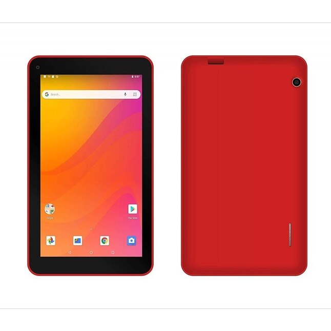 Ematic Android 8.1 Tablet with Headphones - Red
